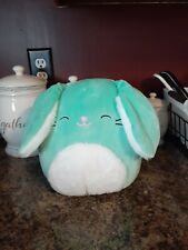 Squishmallow Sammy The Teal 8 Inch Fuzzy Tummy And Ears  Plush Bunny New Tags