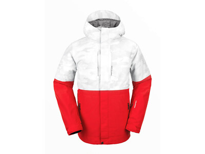 VOLCOM GIACCA SNOWBOARD UOMO G0452407 WHC INS JACKET WHITE CAMO