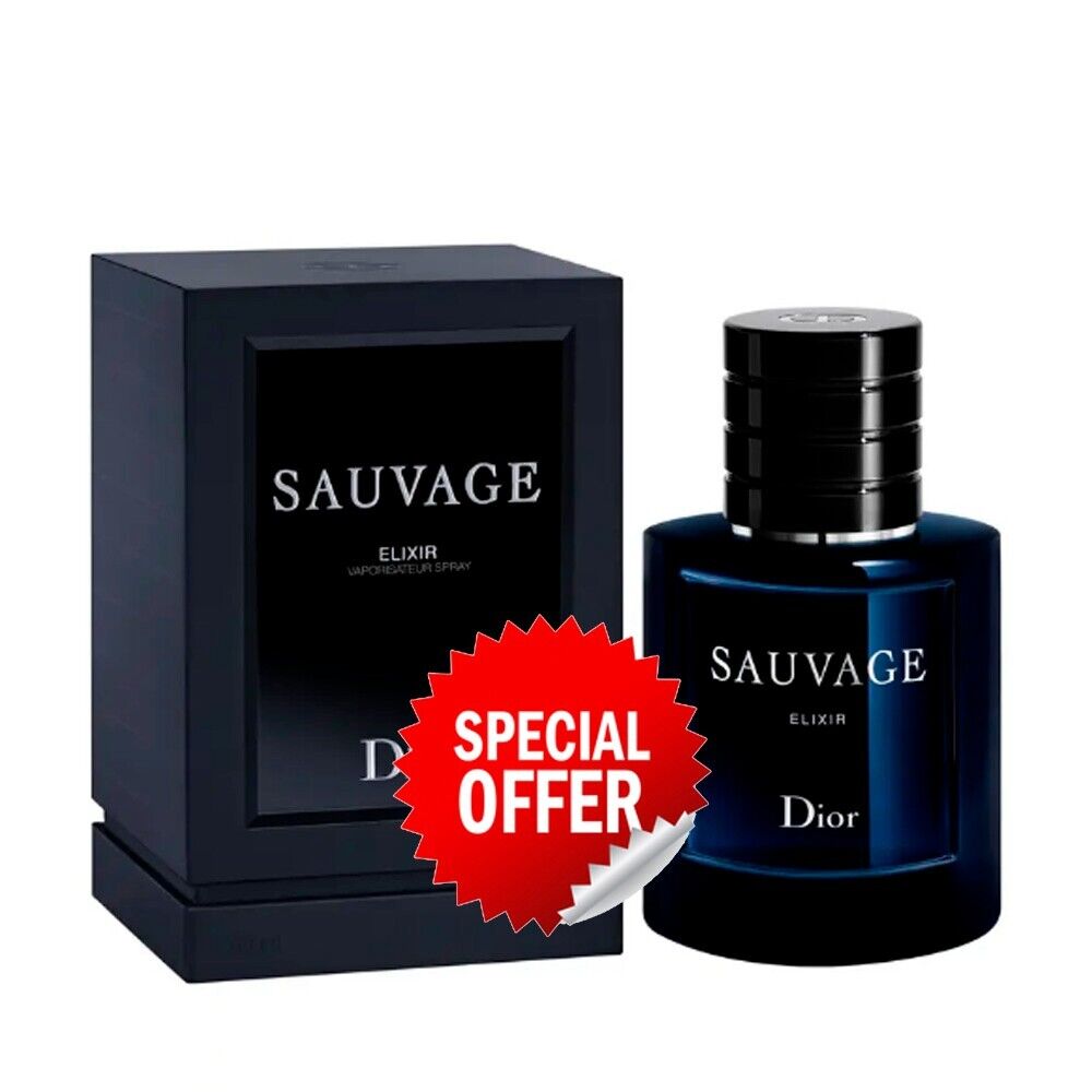 Elixir Sauvage EDP by Christian 60ml / 2 oz Parfum Spray for Men NEW IN BOX