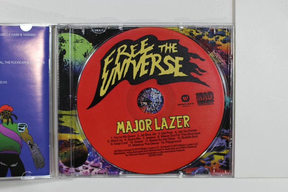 Major Lazer ‎– Free The Universe - CD enviado rastreado (C1447) - Imagem 2 de 3