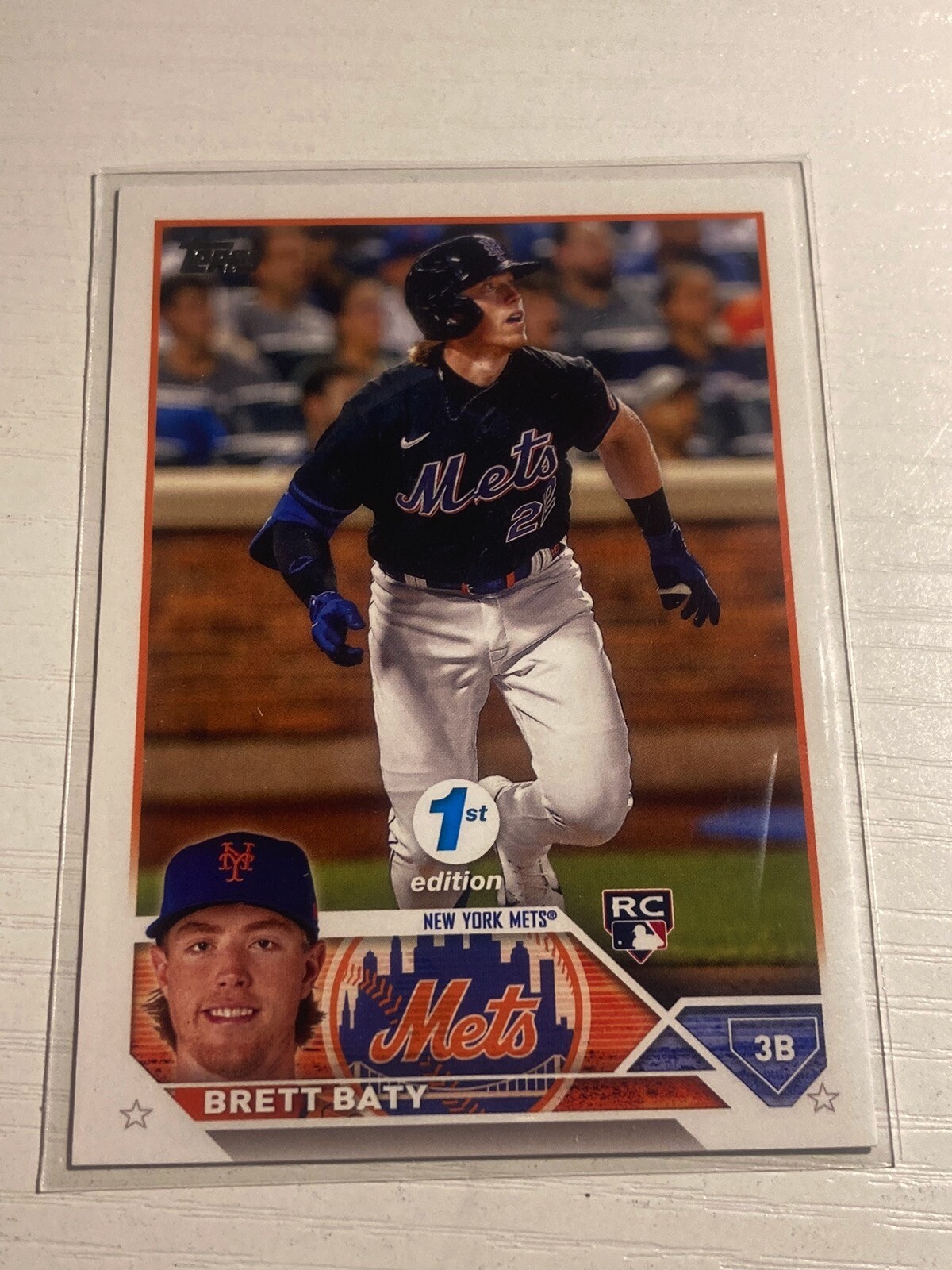 2023 Topps 1st Edition Brett Baty Mets RC 89