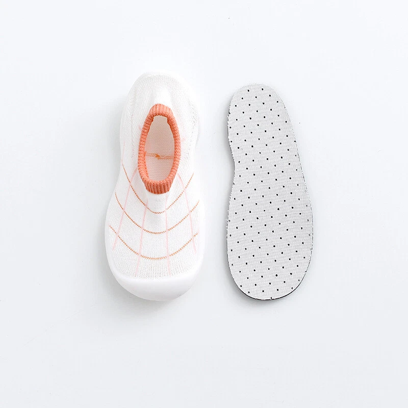 Niños Niñas Niños Pequeños Bebé Algodón Zapatos Zapatillas Calcetines Antideslizantes Talla EE. UU. Foto 4 de 4