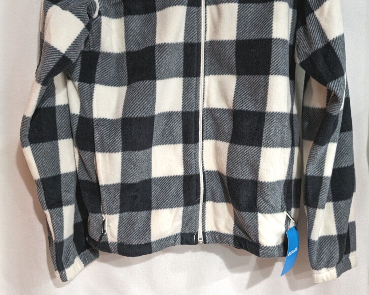 Columbia Men's Chalk Check Steens Mountain Full-Zip Fleece Jacket