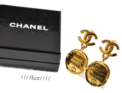 CHANEL ココマーク 31 RUE CAMBON ピアス CHANEL Earrings Coco Logo Mark CC Rare Vintage Gold 31 Rue Cambon