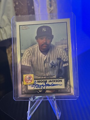 2021 Topps Chrome Reggie Jackson Autograph New York Yankees