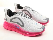 Nike Air Max 720 "GS" Sneakers Pink Blast/Blue AQ3196-008 Sz 5.5 Youth, 7 Women