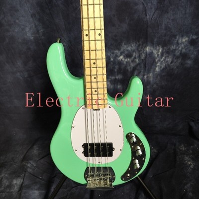 4-String Mint Green Electric Bass Guitar Maple Fretboard&Neck for Sale