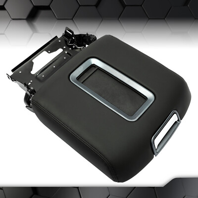 Leather Center Console Armrest Lid For 14-17 18 19 Chevrolet Suburban SILVERADO - Foto 12