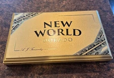 New World Toro Dorado Empty Wood Cigar Box 11" x 7" x 1.75" Felt Bottom w Slots