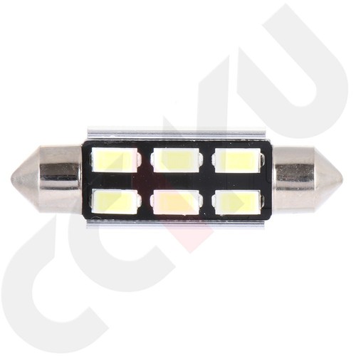 4x 5730-6-SMD for Replacement Xenon White Car Interior LED 41mm Bulb Festoon 12V - Picture 2 of 11