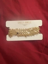 NEW Kinsley Armelie Gold Maya Wrap Bracelet