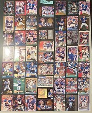 Jim Kelly 51 different card lot with inserts, ALL KELLY, Buffalo Bills 