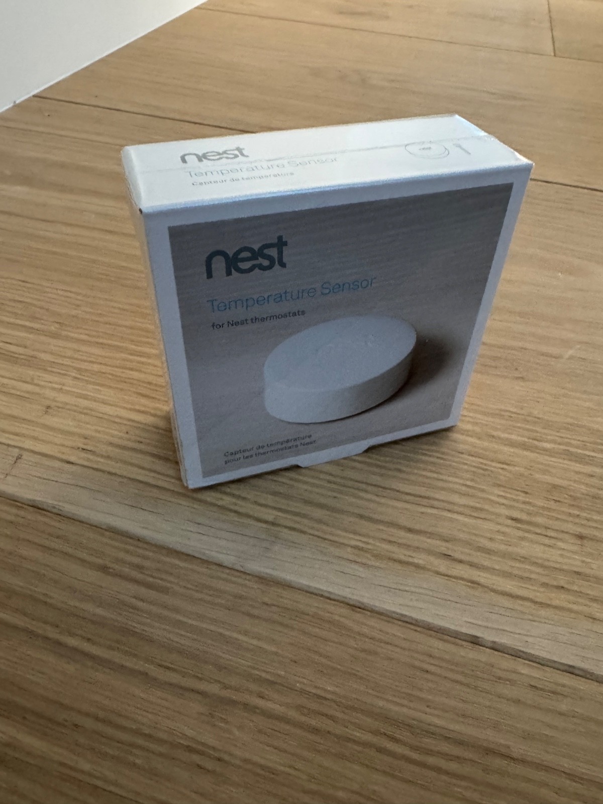 Google Nest Temperature Sensor T5000SF White New Factory Sealed Thermostat