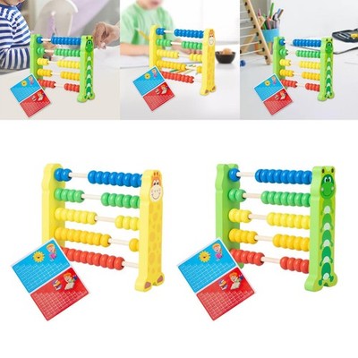 Holz Abakus Rahmen manipulative Materialien Mathe Spiel Spielzeug für Kleinkinder Geschenke Jungen