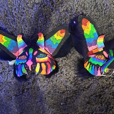 Matching Handmade Therian Masks, That Are Also Blacklight