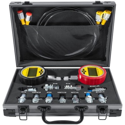 Digital Hydraulic Pressure Test Kit for Caterpillar, Case, John Deere, Bobcat