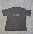 Vintage 2000 X-MEN Blue Holo Graphic  Print Marvel Men's T-shirt Size L Black
