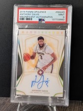 2019-20 Panini Opulence Magnificent Autographs 2/5 Anthony Davis Auto PSA 9 SSP
