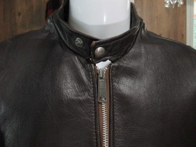 Schott 641xx Single Rider Leather Jacket Riders 1960's Vintage