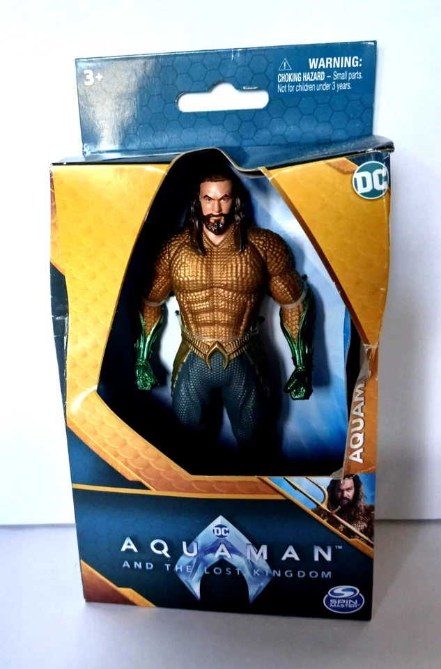 Dc Aquaman Et Le Royaume Perdu Film - Spin Master - 15Cm Boîte Endommagée - Photo 1/1