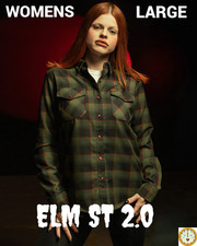 DIXXON Flannel ELM ST 2.0 Flannel Shirt - Freddy Krueger - Horror- Women's L