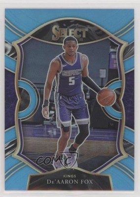 2020-21 Panini Select Concourse Light Blue Prizm 169/299 De'Aaron Fox #32 0fe4
