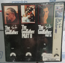new sealed VHS THE GODFATHER Collector's Edition Set w/FAMILY HTF