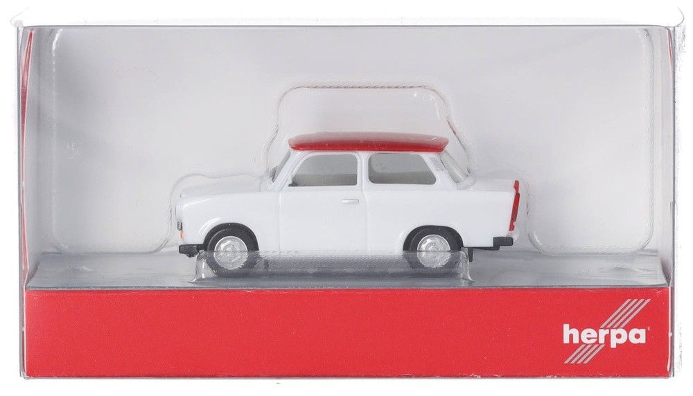 Trabant 601 Limousine (White/Red) 1:87 Herpa 020763-007