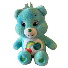 2021 Care Bears Love The Earth I Care Bear 14 Plush Tie Dye Blue Green Earth