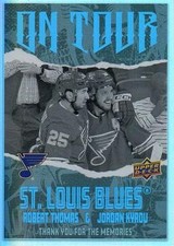 Robert Thomas / Jordan Kyrou 2024-25 Upper Deck #OT-21 On Tour St. Louis Blues