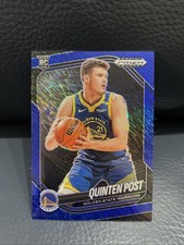 24-25 Prizm Black ~ Quinten Post~RC Blue Shimmer /35 Golden State Warriors