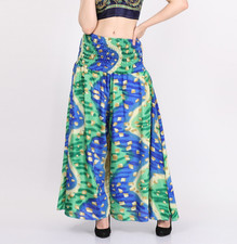 Women's Art Silk Printed Trouser Wide leg Loose Palazzo Pants Mix Lot 03 pcs