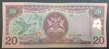2002-05 Trinidad and Tobago 20 Dollars P44b, BK256597, sig Ewart Williams.