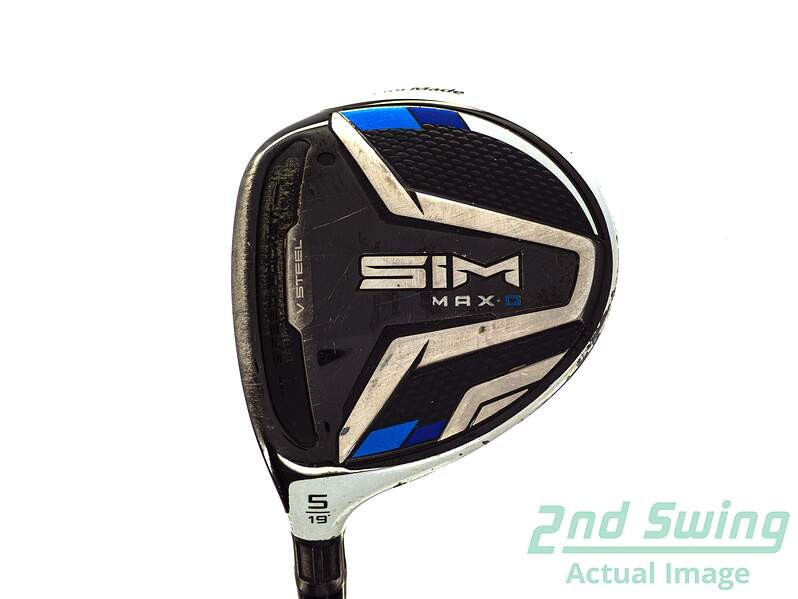 TaylorMade SIM MAX-D Fairway Wood 5 Wood 5W 19° Graphite Regular Left 42.5in