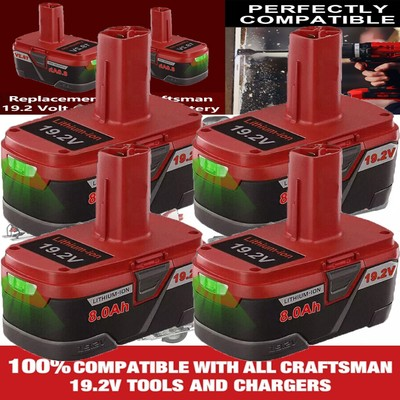 #ad New Pack For Craftsman 19.2V Lithium Ion Battery DieHard 130279005 1323903 6.0AH $185.00