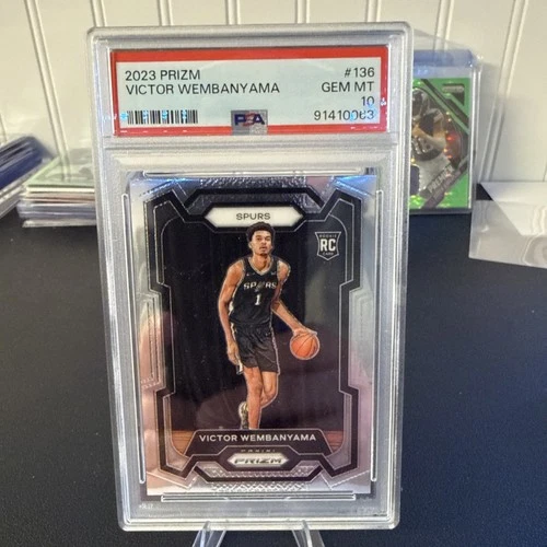 2023-24 Panini Prizm - Victor Wembanyama #136 (RC) PSA 10