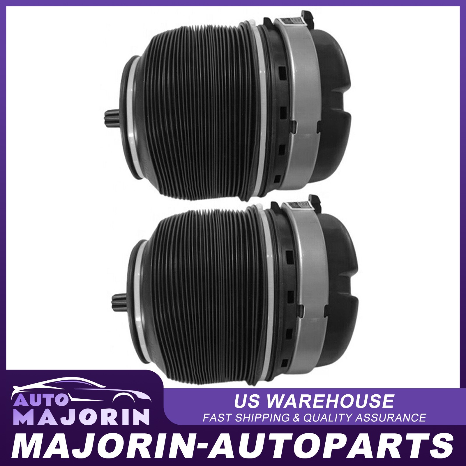 2x For 2011-2016 Bentley Mulsanne Rear Air Suspension Air Spring Bags 3Y5616002B