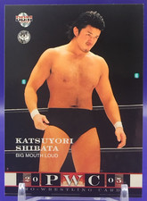 Katsuyori Shibata/ BBM 2005 Pro Wrestling Trading Card Japanese Vintage No208
