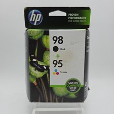 HP 98 Black 95 Tri-Color Combo Pack Printer Ink Cartridges New Expired 11/17