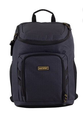 Eastsport Unisex Prince 17'' Top Loader Backpack, Nine Iron Ripstop Black