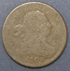 Photo of a 1805-P Half Cent from an eBay listing that sold on Jul 16, 2026