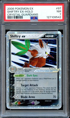Shiftry ex graded PSA 7 for sale on eBay