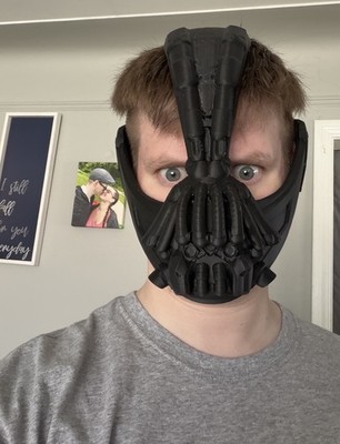 Bane Wearable Cosplay Mask & Headphones Stand The Dark Knight Batman V2.0 Med/L