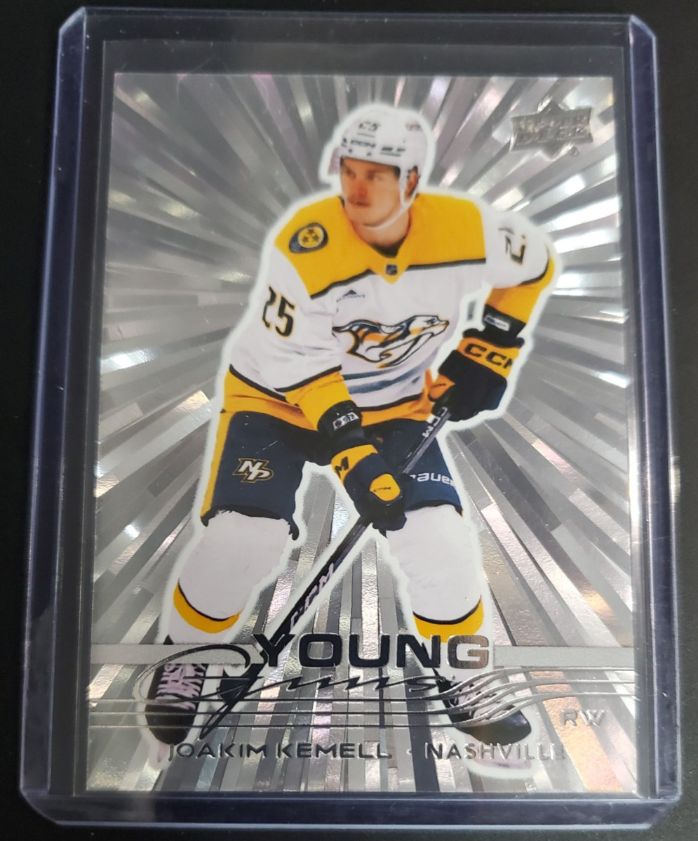 2025-26 Upper Deck Series 1 Outburst Young Guns Joakim Kemell #237!!