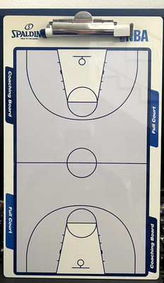 Basketball coaching board von Spalding, guter Zustand