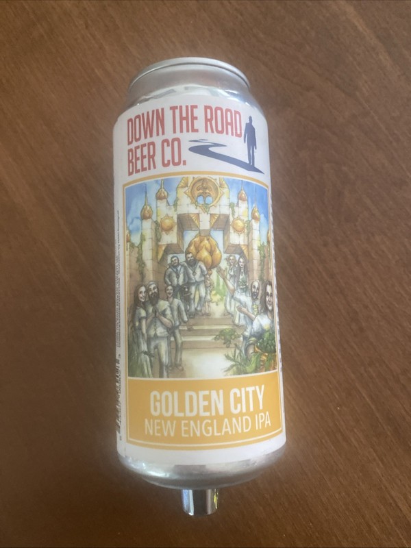 Vintage Golden City New England IPA Beer Can Tapper
