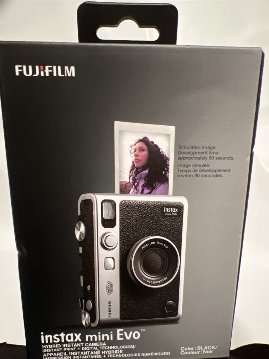 Fujifilm instax mini Evo Hybrid Instant Camera - Black for
