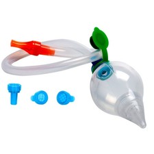 Nasal Oral Aspirator Transparent, Sterilizable, 2 In 1 Design, Dishwasher Safe