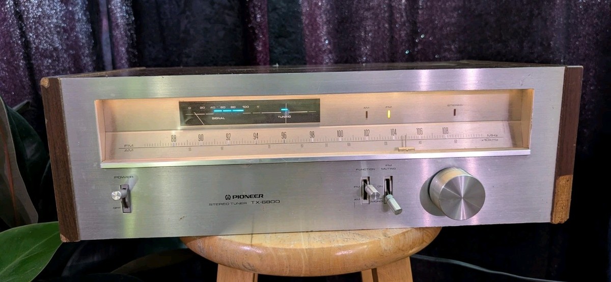 VINTAGE PIONEER TX-6800 AM FM STEREO TUNER | eBay