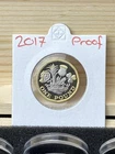 2017 Proof Floral £1 One Pound Coin Brilliant Uncirculated BUNC BU Royal Mint